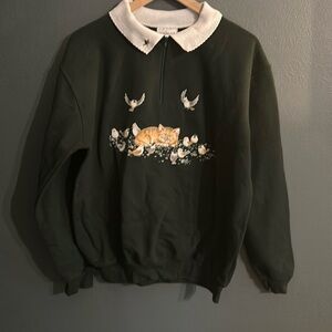 Grannycore vintage sweatshirt women’s size large